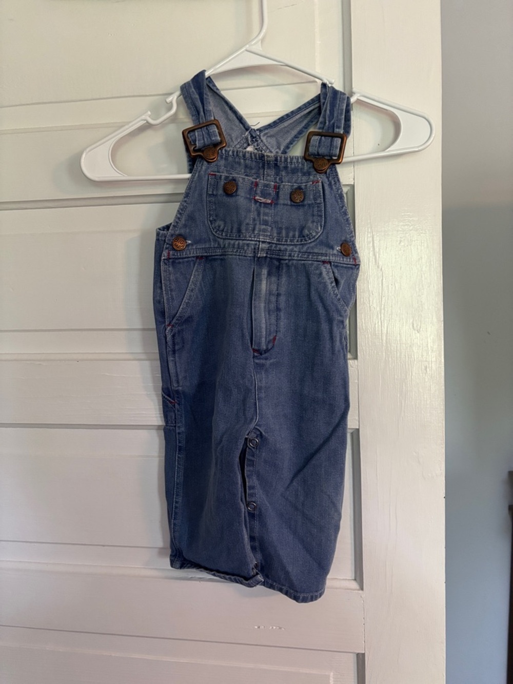 Vintage Big Mac Kids Denim Overalls - Blue
